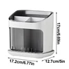 Utensil Holder Cutlery Drainer Kitchen Tableware Storage Bucket Plastic Chopstick Spoon Storage Rack Detachable Kitchen Tools 5