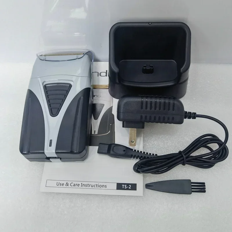 TS-2 Reciprocating Electric Shaver #17205 Haircut Hairdresser Pushing Tool Razor Oil Head Gradual Pushing White Beard Trimmer