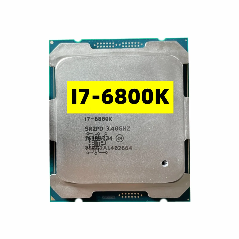 Processador Core I76800k Cpu 14 nm Núcleos 12 Threads 34 Ghz 15mb 140w Lga20113 i7 6800k