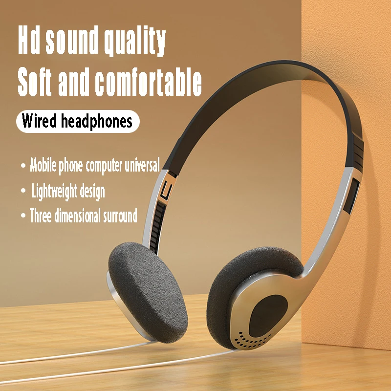 Headphones Y2k Personality Retro Headset Black Fashion Style Headset Over Ear Earbud 3.5mm Clear Headset Photo Props Personality 3