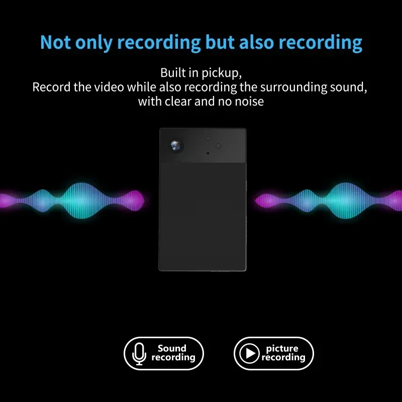 Sergilenen kompakt kablosuz mini WiFi kamera