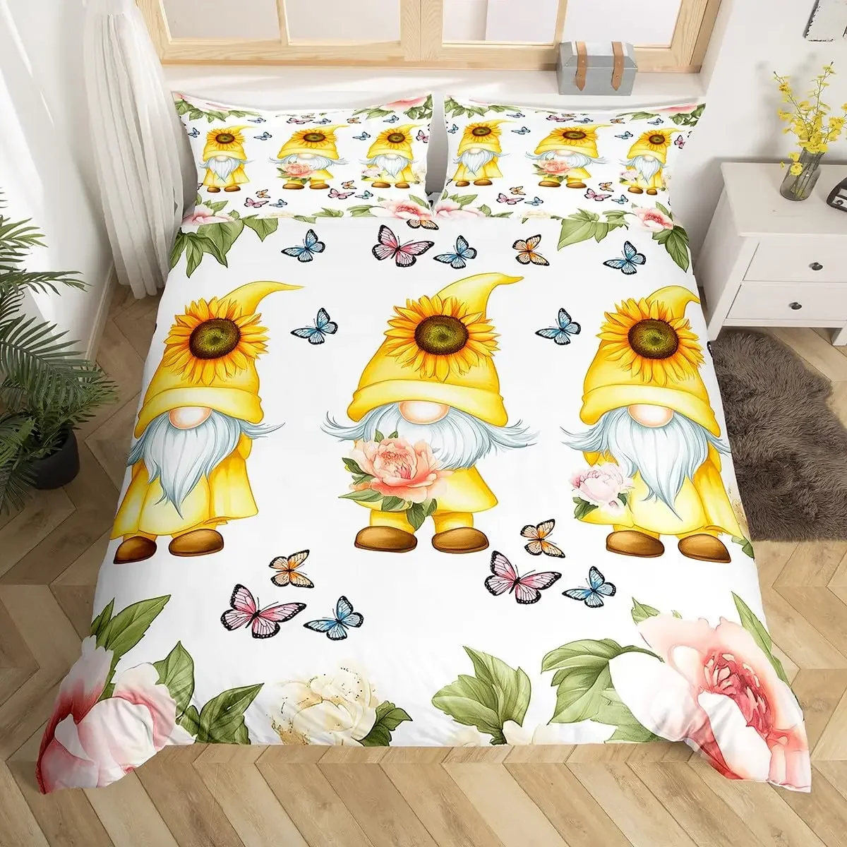Adler-Bettbezug-Set, Queen-Size-Größe, für Erwachsene, Bettwäsche-Set mit Tiermuster, stilvolles, dekoratives Bettdeckenbezug für Vögel – Detail 13