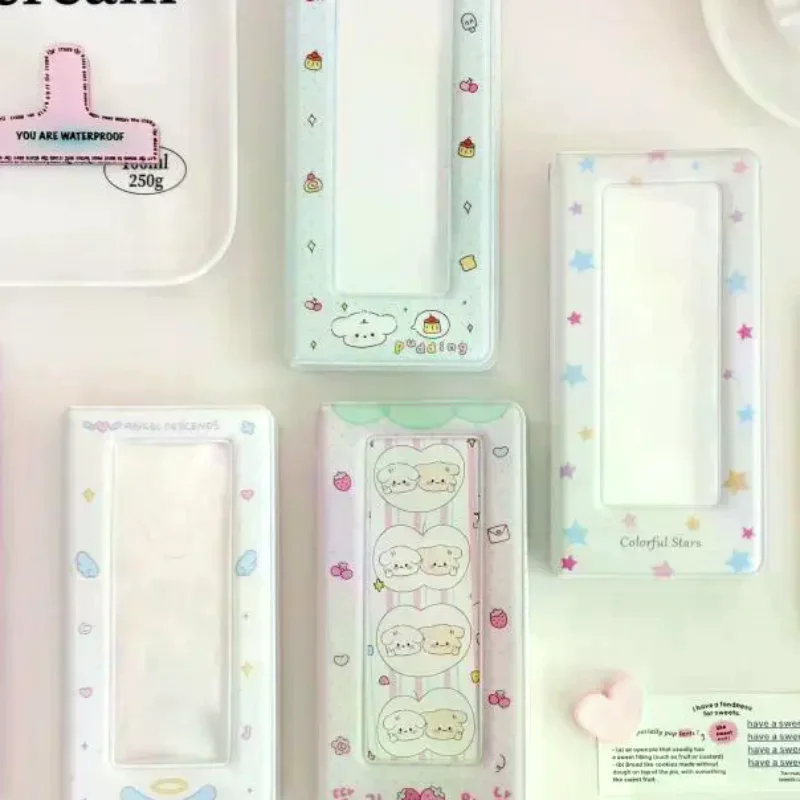 Cute Life 4 Cut Photo Collection Book Star Minimalist Sstyle Idol Photocard Storage Album 4 Grid Card Holder Note Holder