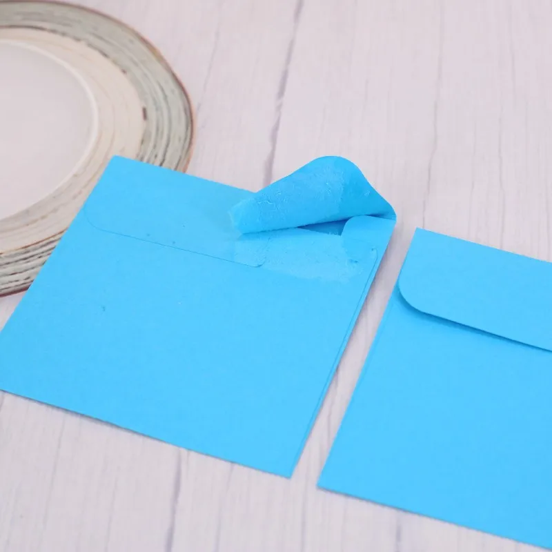 Colorful Envelope Greeting Card Postcard Storage Bag Mini Pink Envelopes 10 Pieces/Lot