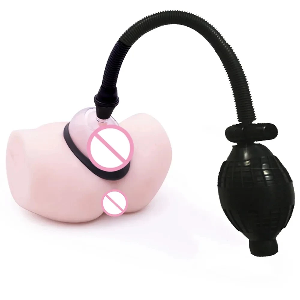 Pussy Pump Vagina Clitoris Sucker Manual Women Breast Massage Nipple Stimulator Enlarge Vacuum Pump Cover Sex Toys
