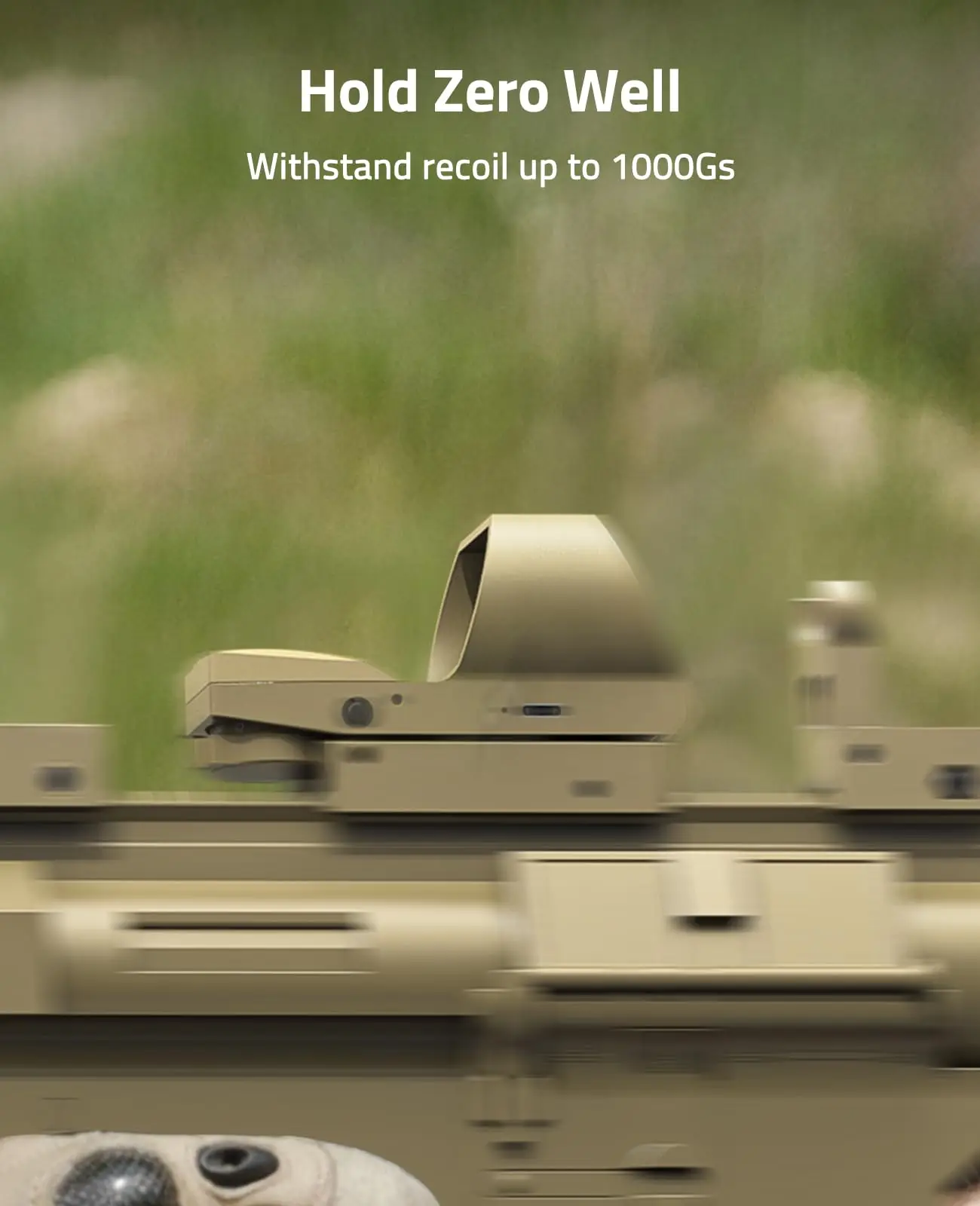 MIDTEN FoxSpook Rechargeable Reflex 1X28x40mm Red Dot Sight 4 Reticles Optics Picatinny Rail Absolute Co-Witness