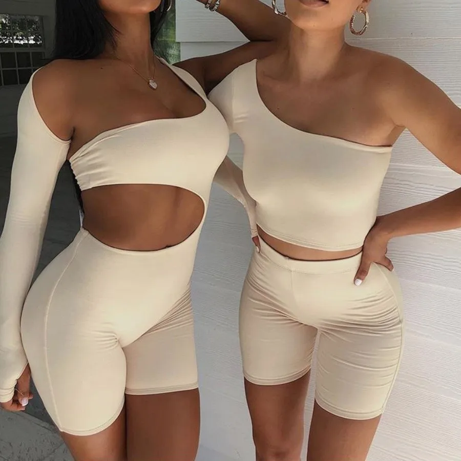 New Summer Women's Long Sleeve Sexy Hollow Sports Jumpsuit Yoga Pants Suspension Women's Running Cycling Swimming Sports Pants.