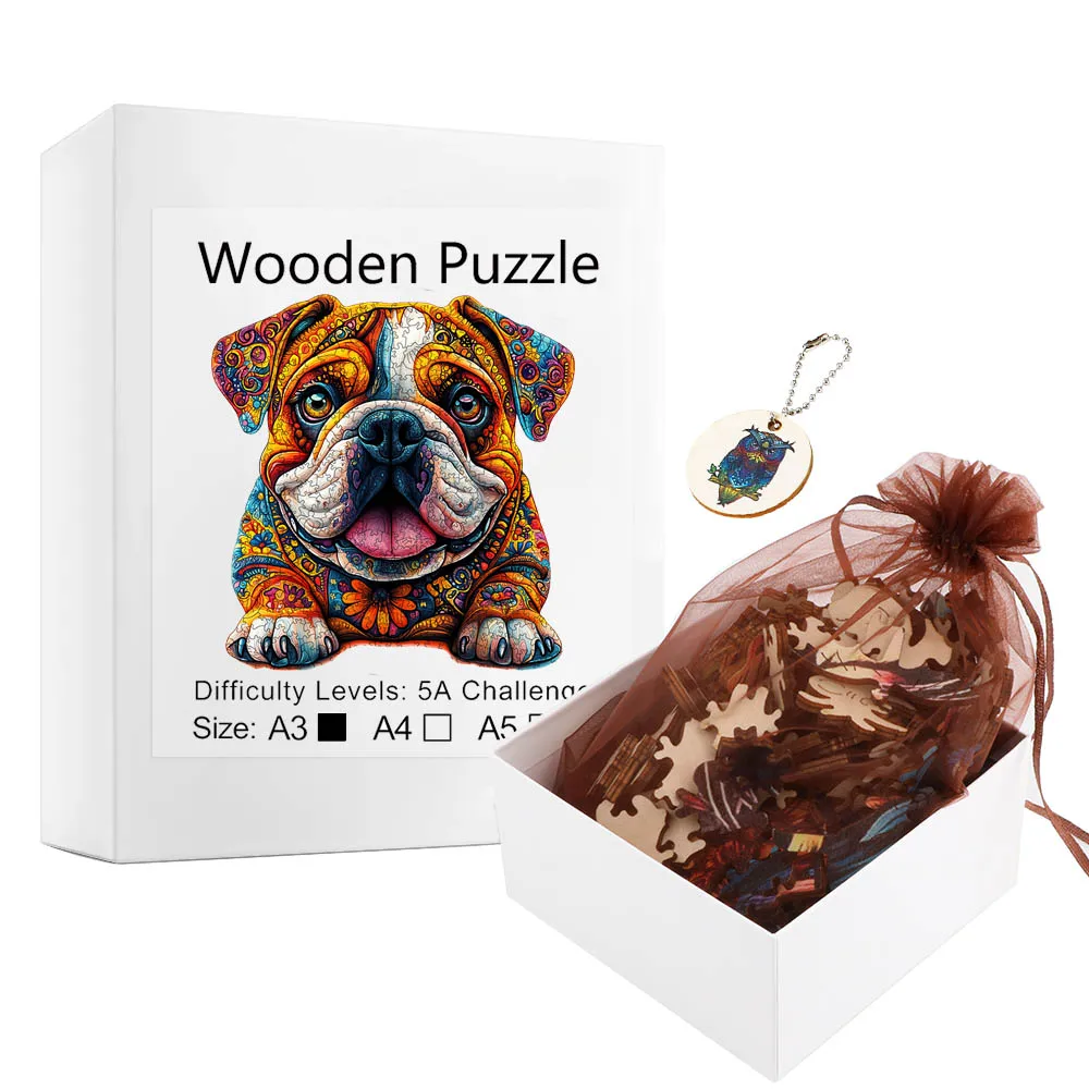 Fish Rabbit Bear Bird Dog Animal Wooden Puzzle Adolescent Adult Stress Relief Toys Irregular Animal Shapes Holiday Birthday Gift jigsaw puzzles wooden jigsaw puzzles wooden puzzle toys educational puzzles mini jigsaw puzzle