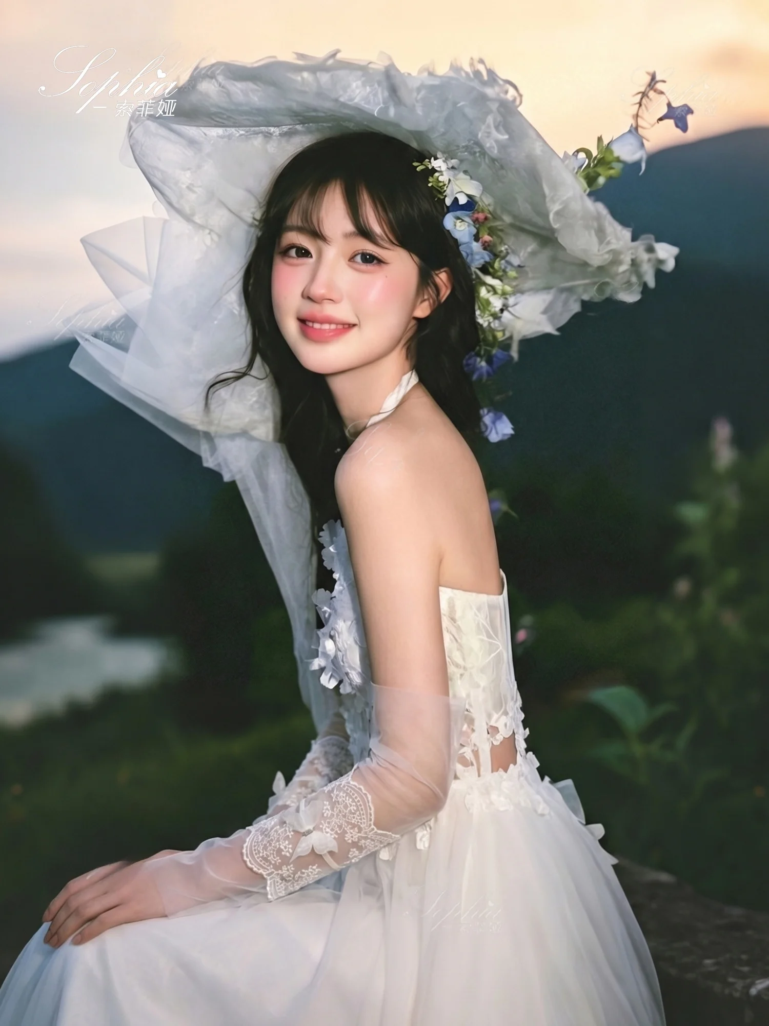 긴 레이스 웨딩 드레스 장갑 신부용 슬리브 커버 빈티지 포레스트 시스템 팔 커버 우아한 로레타 스타일 액세서리