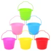 6 Pcs Children's Beach Bucket Bulk Buckets for Kids Summer Digging Pails and Water Mini Sand Toys Multi-use Tool 1