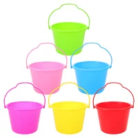6 Pcs Children's Beach Bucket Bulk Buckets for Kids Summer Digging Pails and Water Mini Sand Toys Multi-use Tool 1
