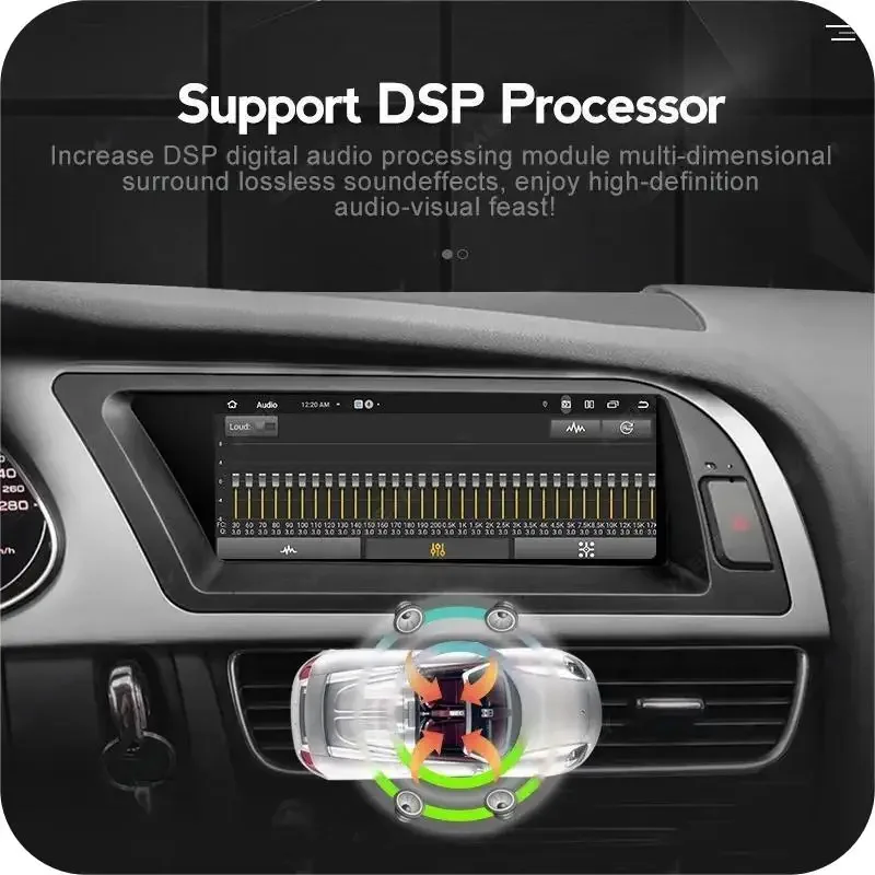 HAOGU ƿ  ڵ Ÿ ڵ , 8.8 ġ, 09-16 A5 GPS ׺̼ Ƽ̵ DSP ڵ , ȵ̵ ڵ  ȭ,  ý
