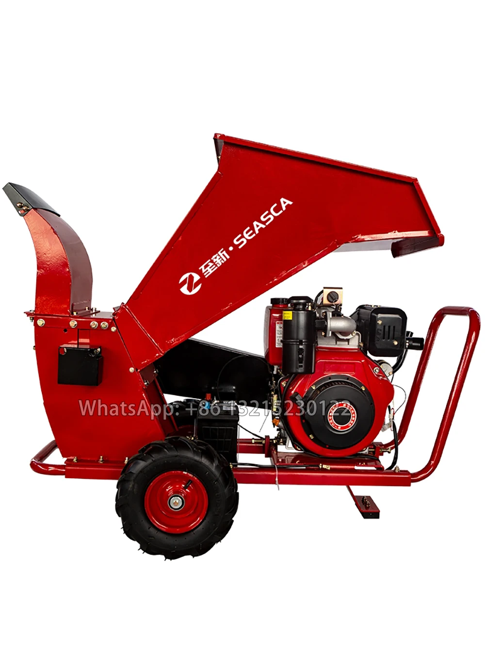 Wood Chipper Shredder Portable Hydraulic Wood Log Branch Chipper