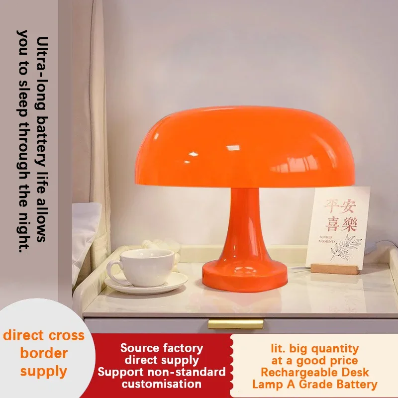Mushroom Table Lamp Ornament Light for BedRoom Interior Lighting Desk Lamp Bedside Lamps Decoration Lighting