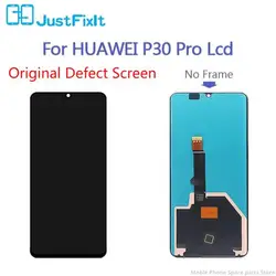 Remplacement Pour Huawei P30 Pro LCD Écran Tactile Digitizer Assemblée VOG-L29 VOG-L09 Écran D'origine P30pro lWind6.47 Affichage