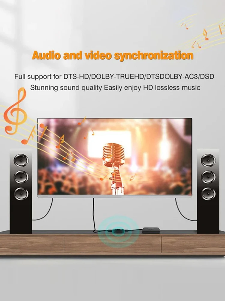 HDMI-Compatible 2.0 Switcher 4K 60hz Aluminum Alloy HDMI-Compatible Splitter 2 in 1 Out 1 in 2 Out Switcher Adapter for PS5/4/3