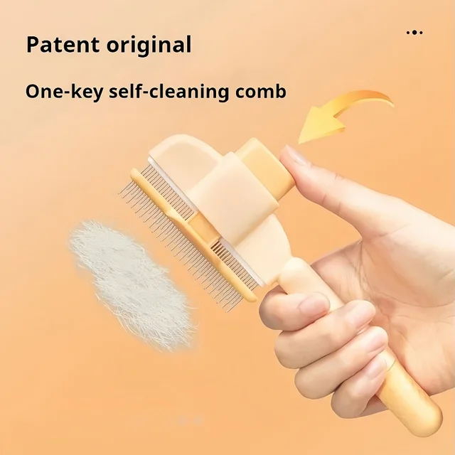 Cat Dog Hair Remover Brush Dog Hair Grooming Pet Accessories Comb for Long Hair Dog Remove Hair Cleaning Bath Brush Dog Supplies 2