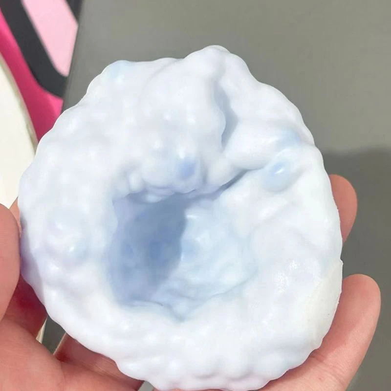 Fidget Toy Squishy Table Toys DIY Can Knead Ice Skin Sticky Handball Soft Press Decompression Crystal Mud Ultra-soft Feel Light Extrusion