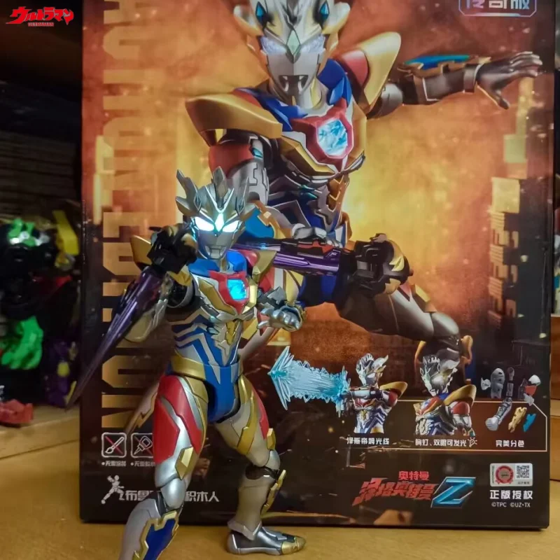 

Ultraman Legend Edition Zeta Diy Toy Puzzle Assembly Action Figure Building Blocks Leisure Decor Ornaments Abs Model Kid Gift