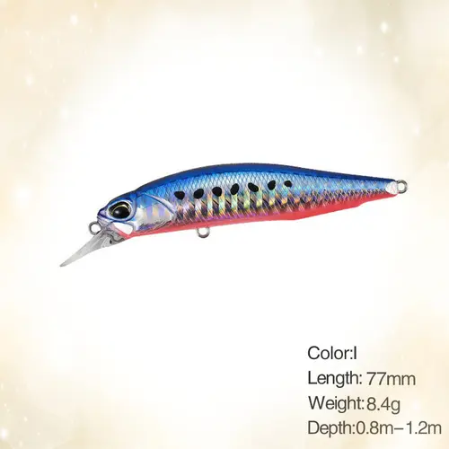 2025 New 77mm / 63mm Fishing Lure Sinking Minnow Jerkbait Hard Lures Fishing Wobbler Bass Crankbait Trout Lure Cocked Mouth Bait - Image 13