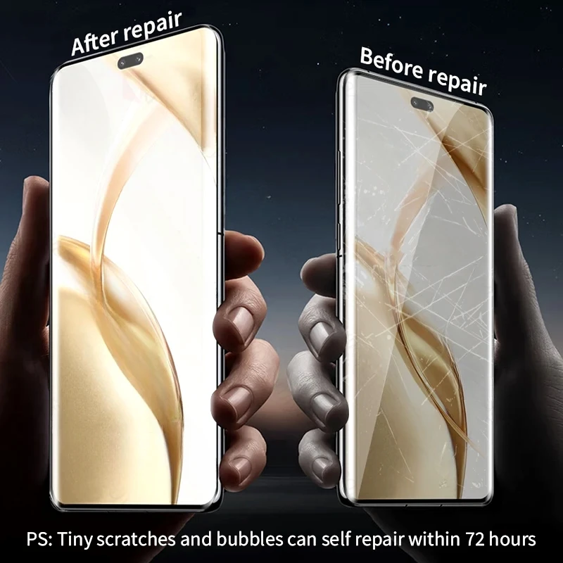 2-Pack 999D Curved Soft Hydrogel Screen Protector Film