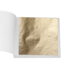 Premium Gold Foil Paper Leaf for DIY Crafts & Home Decorations - 100 Sheets (Ancient gold)