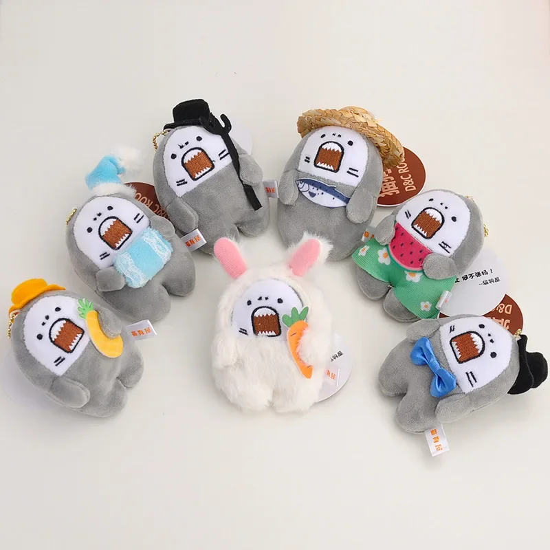 

Креативный брелок для автомобиля с подвеской, симпатичный плюшевый брелок для детей с акулой, милый плюшевый брелок