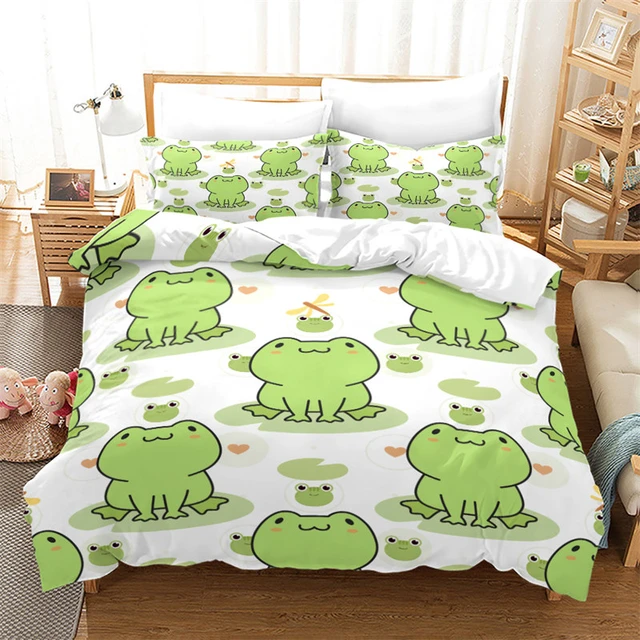 Housse de couette en Polyester pour enfants, motif pingouin, dessin animé,  Animal arctique, blanc, noir, King, Queen - AliExpress