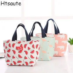 Children School Food Storage Bag Portable Lunch Bag For Women Handbags Ice Cooler Picnic Bags Insulated Thermal Lunch Box Pouch