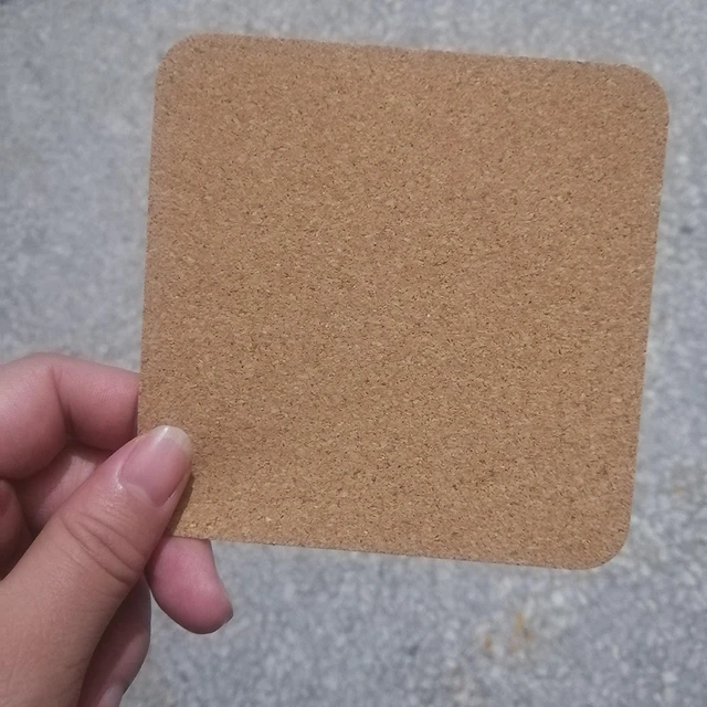 100/50Pcs Self Adhesive Cork Squares and Round DIY Adhesive Cork Board for  Coasters and DIY Crafts Self-Adhesive Cork Coasters - AliExpress