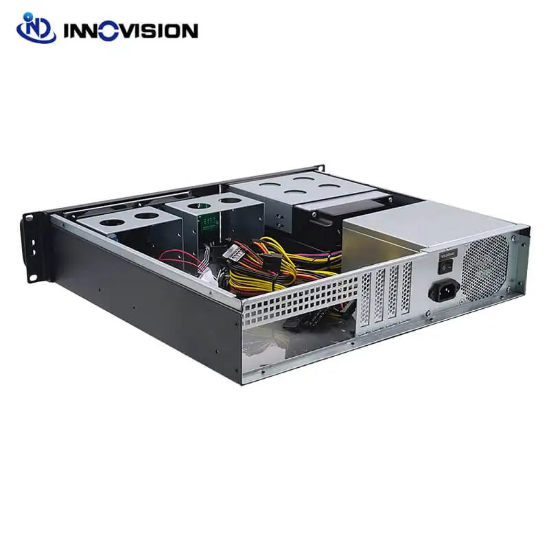 Ultra short 2U case L390 support ATX Powersupply mirco ATX Motherboard with 3 bays HDD Hotswap 2U firewall gateway DVR NAS case