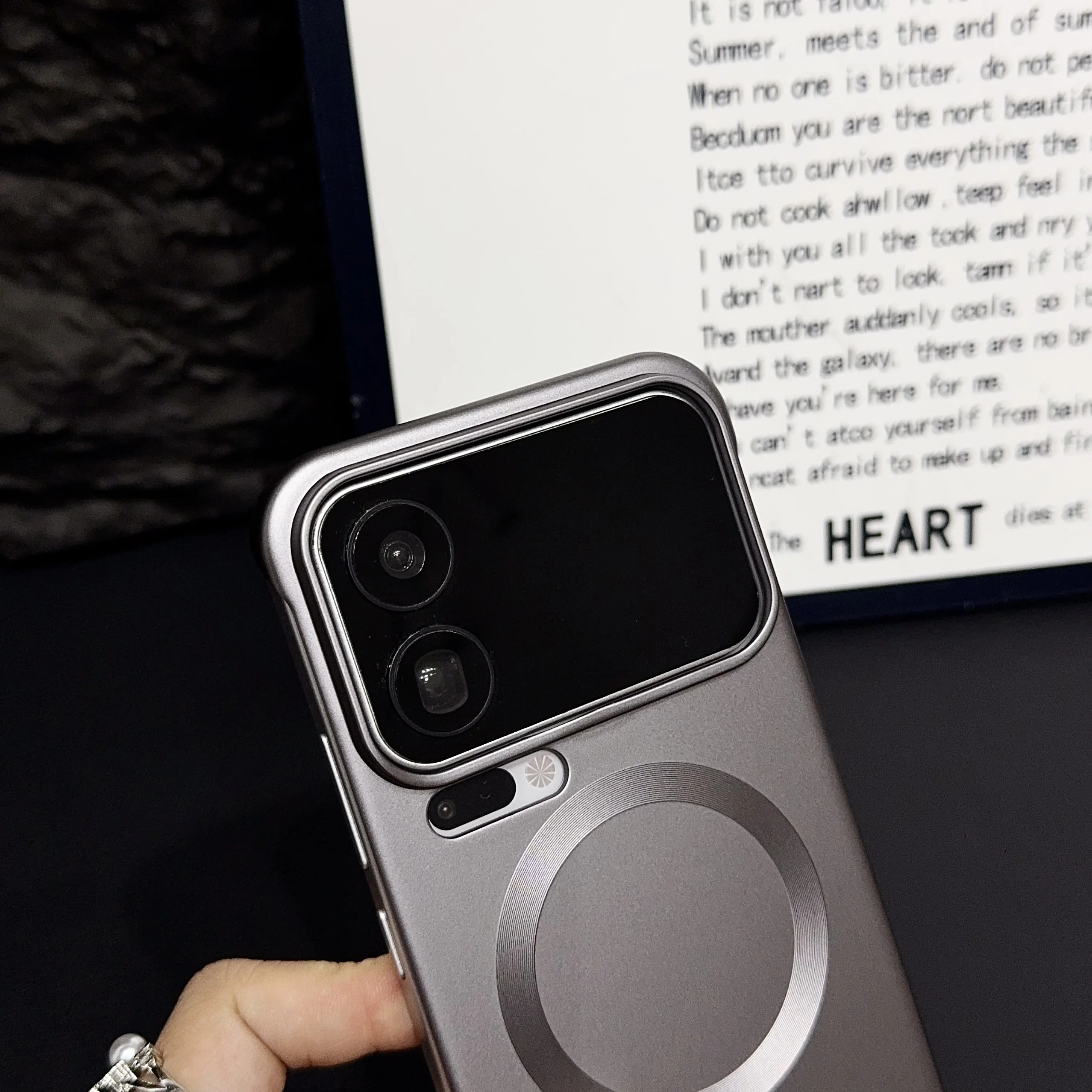 Luxury Matte Frameless Magnetic Wireless Charging Case - Ultra Slim Armor Cover