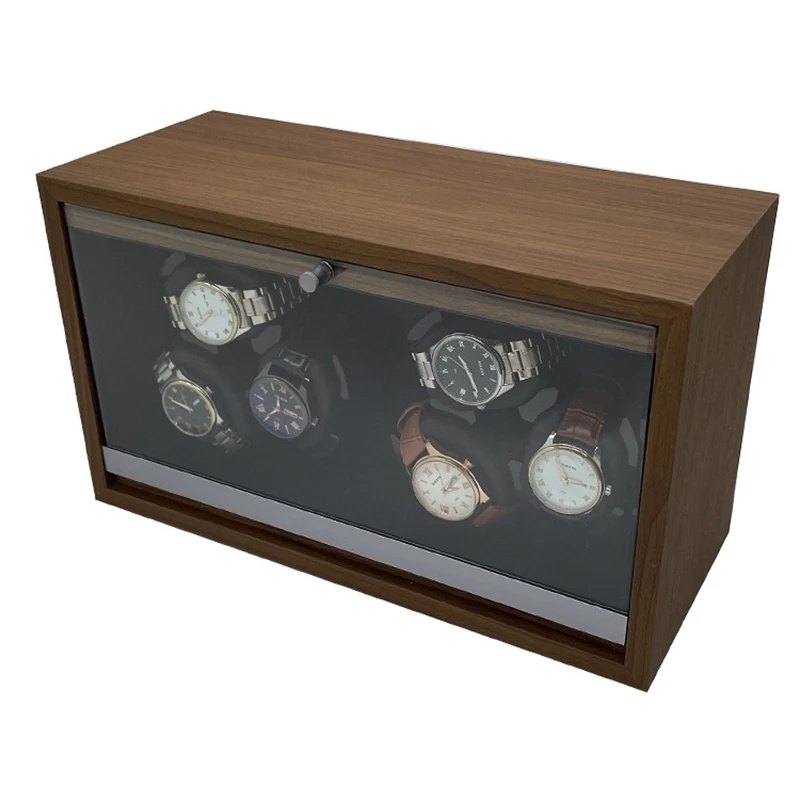 Watch Winder Box Automatic PU Leather Global Universal Power Cord Mechanical Watch Box Automatic Winding Fashionable Styles