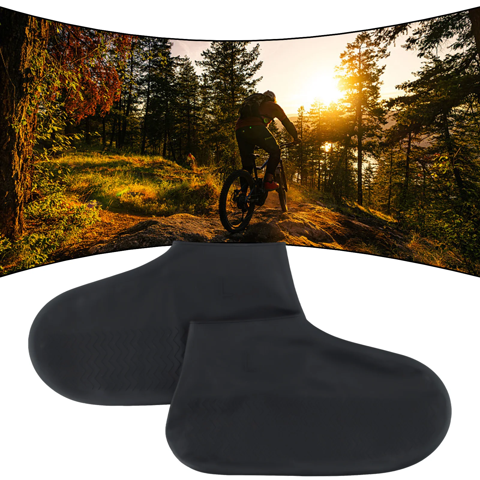 Waterproof Reusable Silicone Shoe and Boot Covers - Outdoor Rain Protector Overshoes
