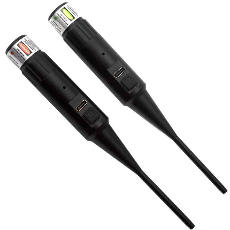 Rechargeable Laser Boresighter .17 .177 .22LR to 12GA Caliber Hunting Collimator