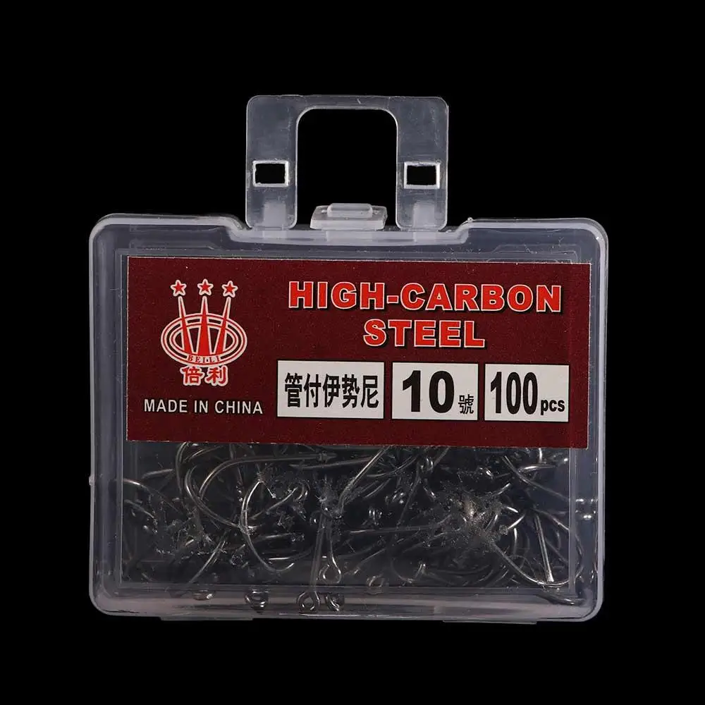 Description Picture 2 of itemSoft Lure Fishing Accessories with Hooks Pesca High Carbon Steel Sea Hook Fishhooks Barbed Fishing Hook Circle Hooks Bait Hook