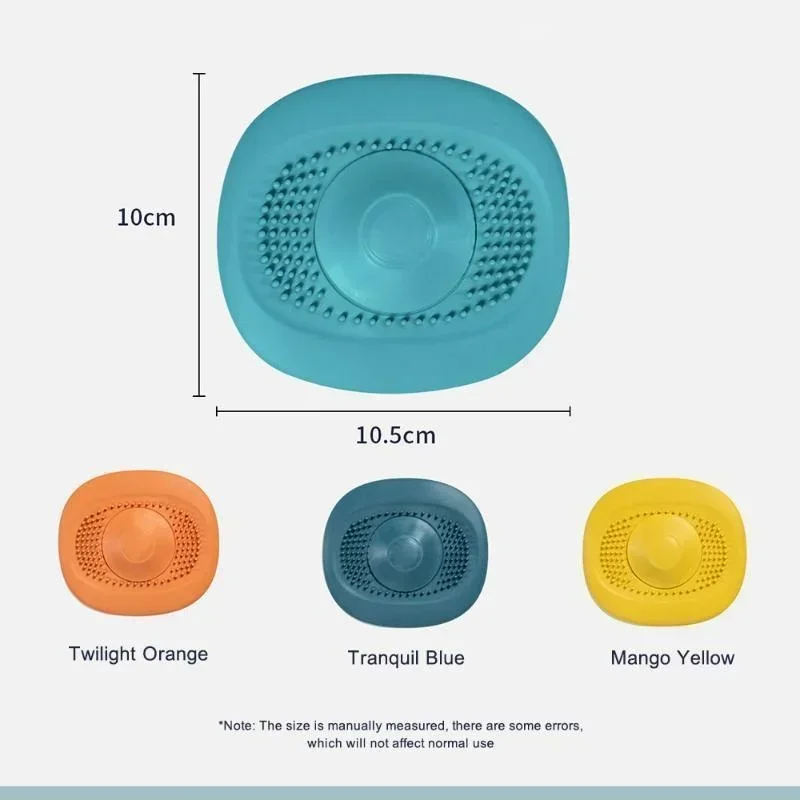 Bathroom Sink Plug Floor Drain Sink Drain Strainer Shower Sink Strainer Bathroom Water Stopper Drain Seal Plug Kitchen Bathroom Sink Plug Shower Filter Drain Cover Stopper Sink Strainer Drain Floor Hair Catcher