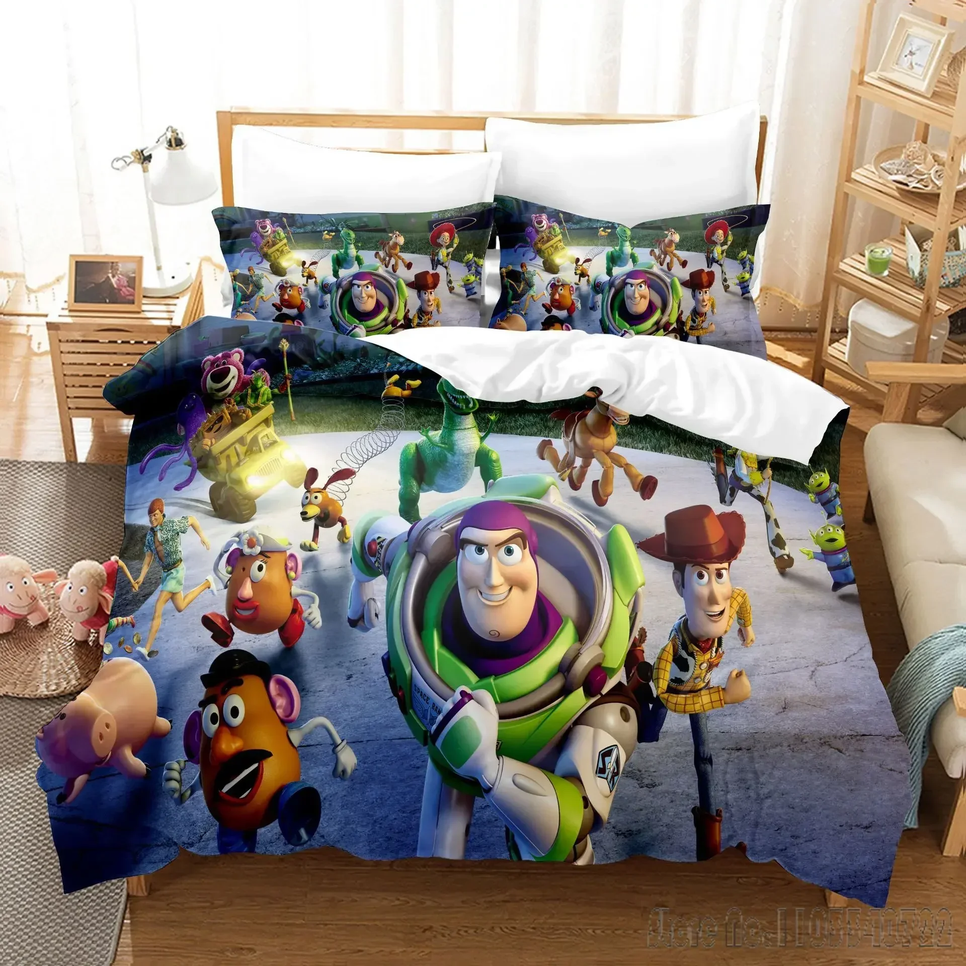 3D  Toy Story Duvet Cover Set HD Comforter Cover for Kids Bedding Sets Bedclothes Bedroom Decor 5