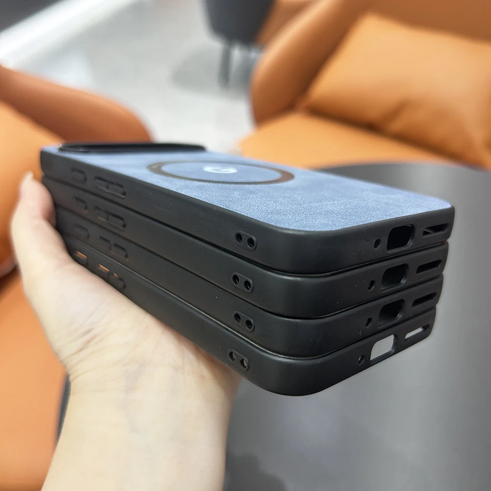 حافظة جلدية مغناطيسية من جلد الغنم لهاتف Google Pi...