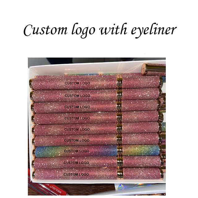 SIREN Eyeliner Wholesale 5/10/20/30/40/50pcs / lot Black Eyeliner Lash Glue Pen Makeup Liquid Eyeliner