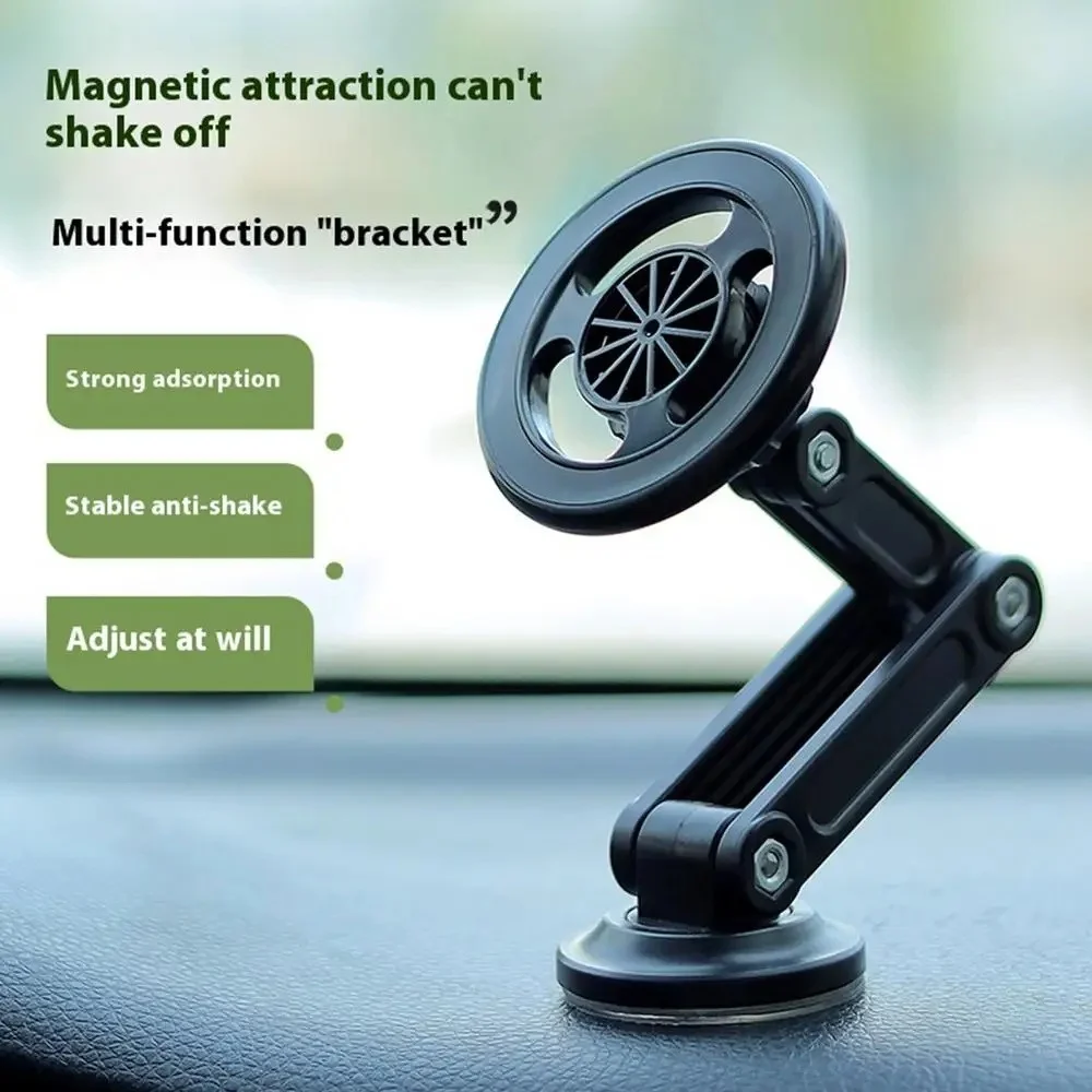 Magnetic Dashboard Phone Holder Adjustable Car Smartphone Stand_voghion.com