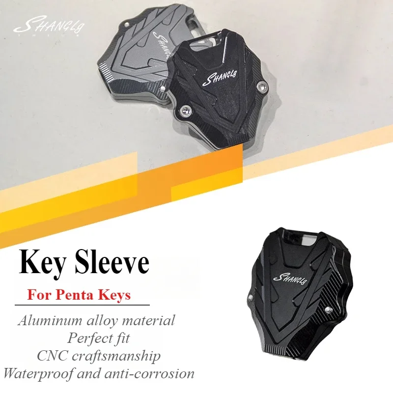 1 PC Key Locking Key Case Cover Shank Cover Accessory for Applicable Penta Car Accessories