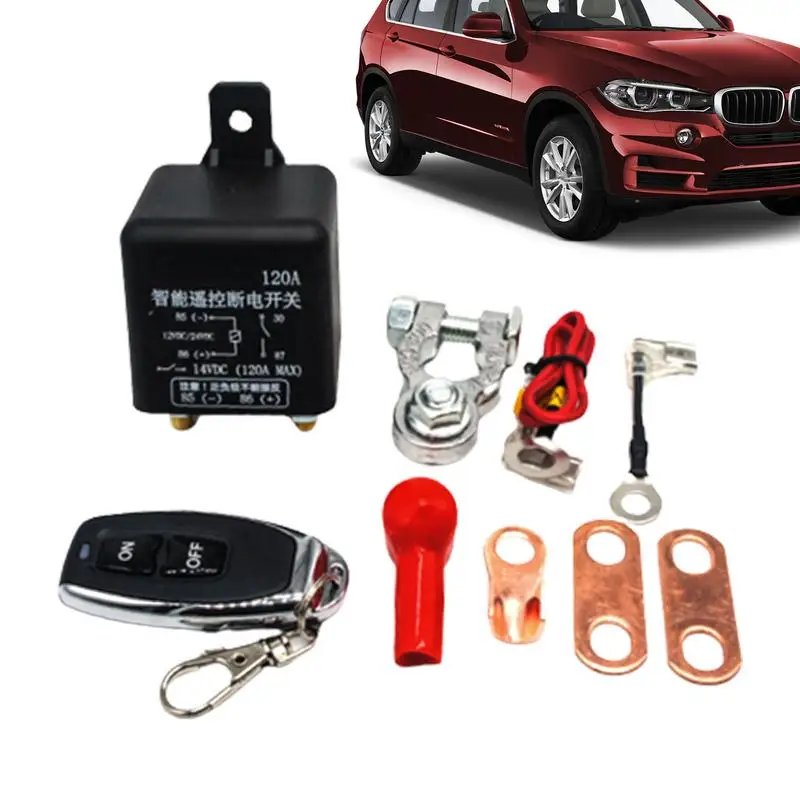 

Релейный выключатель для аккумулятора 12/24 в, релейный изолятор для аккумулятора с дистанционным управлением, автомобильный переключатель для отключения аккумулятора, беспроводной пульт дистанционного управления, релейный переключатель для автомобиля