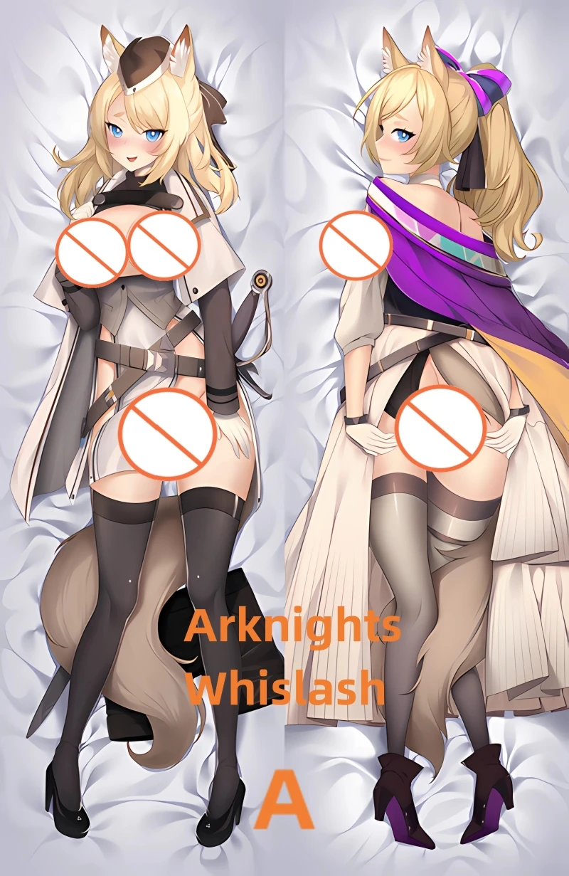 

Dakimakura Anime Pillow Case Arknights Whislash Double-sided Print Of Life-size Body Pillowcase Gifts Can be Customized