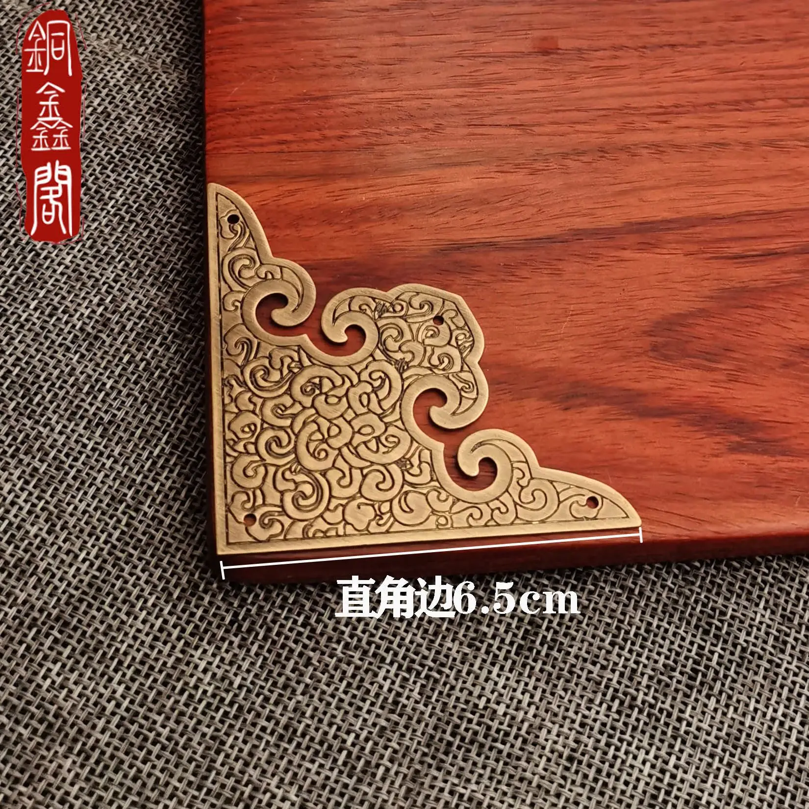 Cabinet Door Copper Corner Piece Thickened antique corner cabinet door copper corner printing piece door furniture decoration all copper piece