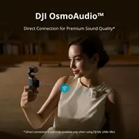 【LOCAL+】DJI Osmo Pocket 3 Caméra stabilisatrice portable à 3 axes 4K60FPS 1 pouce CMOS Zoom 2X pour Vlog, vidéo, voyage en extérieur et diffusion en direct 6