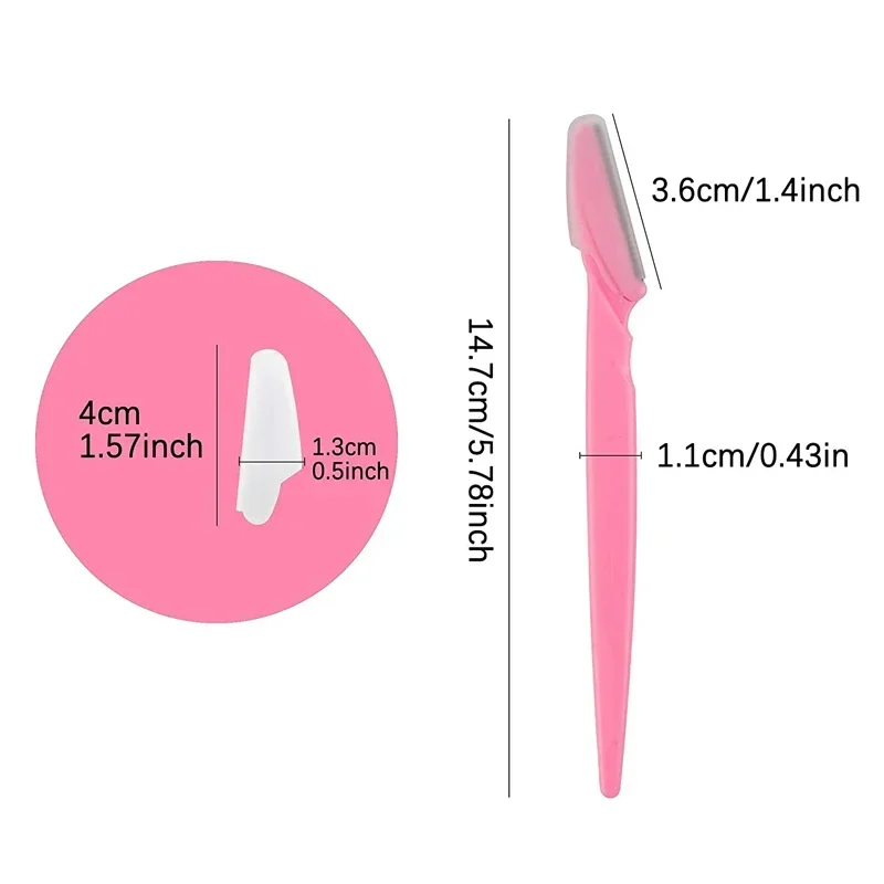 Eyebrow Trimmer Blade Shaver Portable Face Razor Eye Brow Epilation Hair Removal Cutter Safety Razor for Woman 100Pcs eyebrow trimmer blade eyebrow razor hair remover eyebrow trimmer face shaver facial hair remover hair shaver