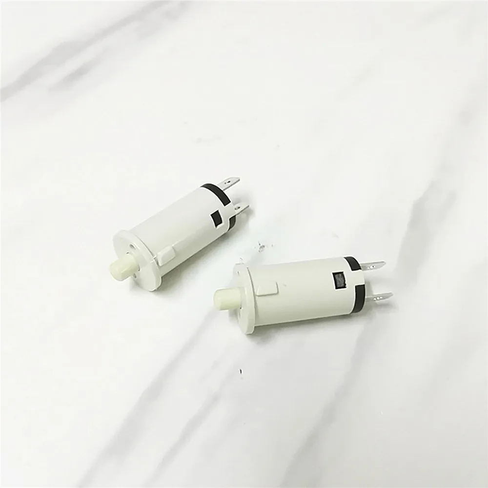 2pcs Door Switch Disinfection Cabinet Door Control 250V 3A White Push Button for Disinfection