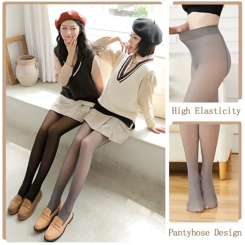 Thermal Stockings Woman Fleece Tights Sexy
