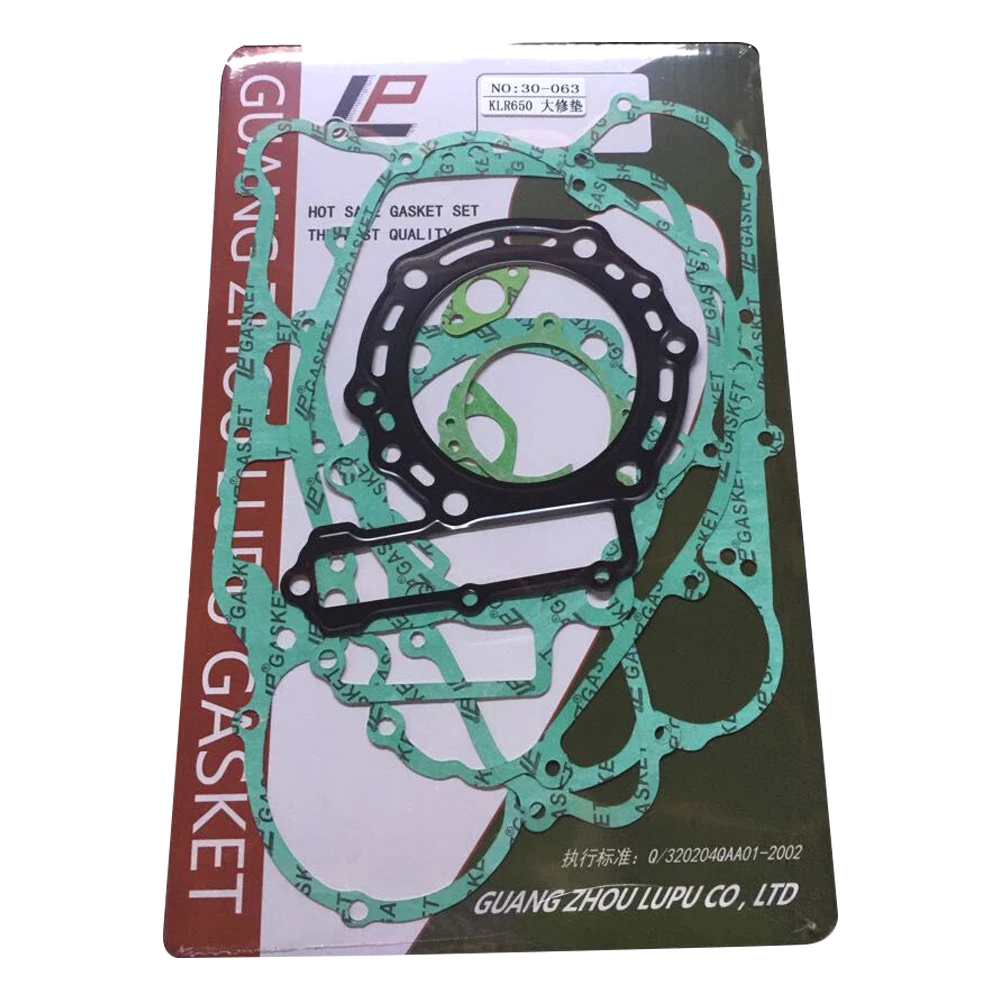 Motorcycle Engine Cylinder Crankcase Clutch Cover Gasket Kits Set For